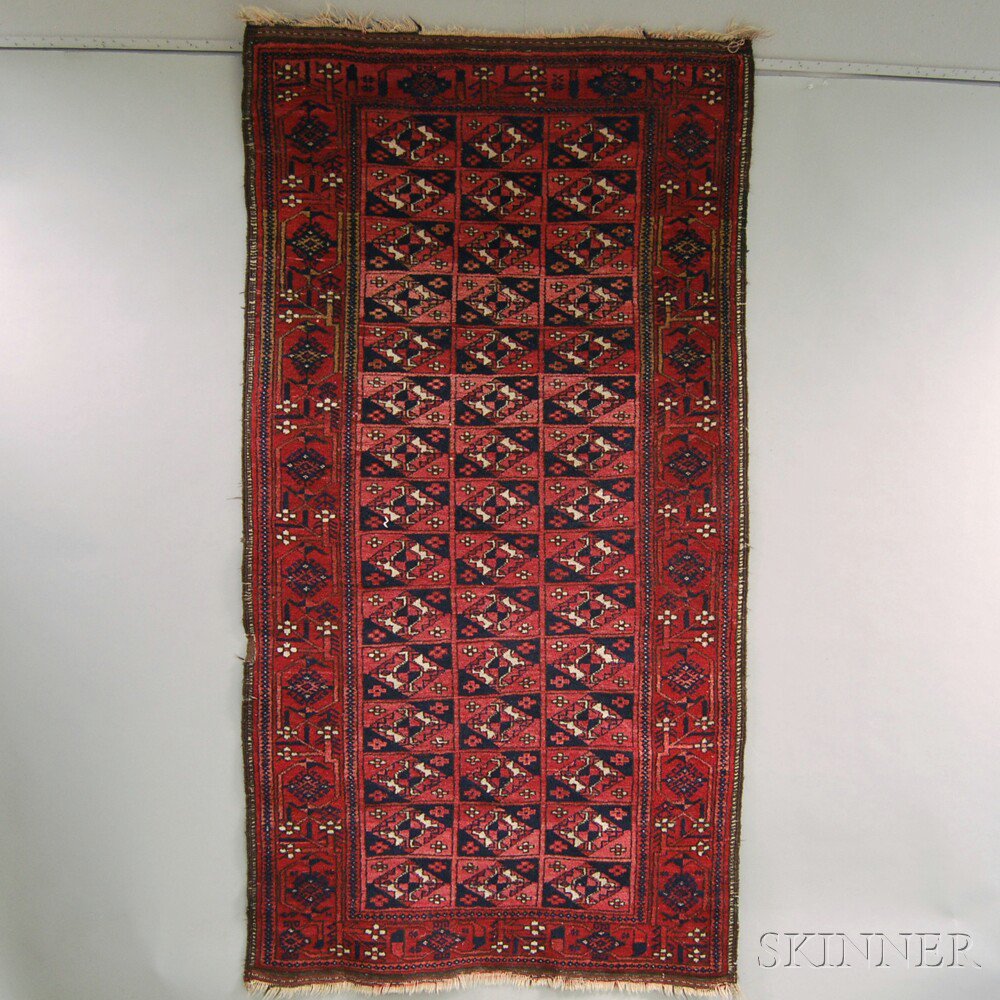 Appraisal: Bokhara Rug West Turkestan mid to late th century ft