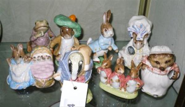 Appraisal: A collection of seven Beswick Beatrix Potter figures and a