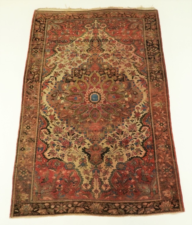 Appraisal: C PERSIAN ORIENTAL FARAGHAN SAROUK CARPET RUG Persia Circa Central