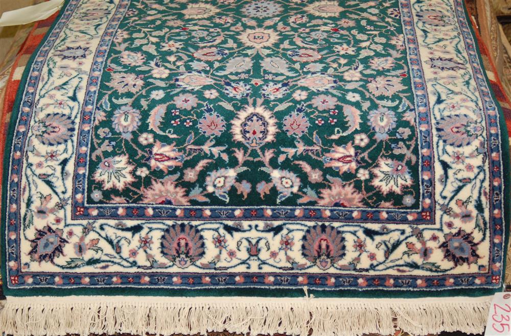 Appraisal: PERSIAN HAND-KNOTTED WOOL ORIENTAL RUG having all wool pile with