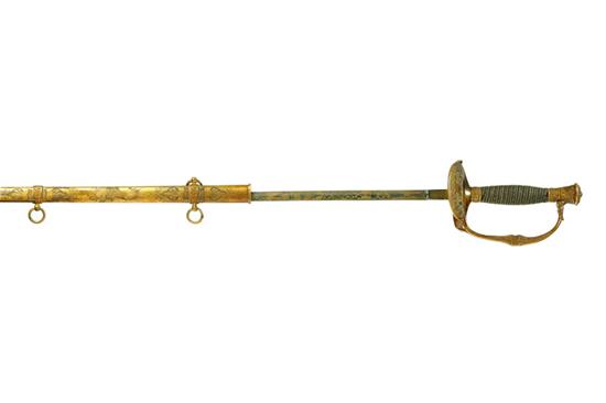 Appraisal: SWORD American mid th century Civil War era officer's sword