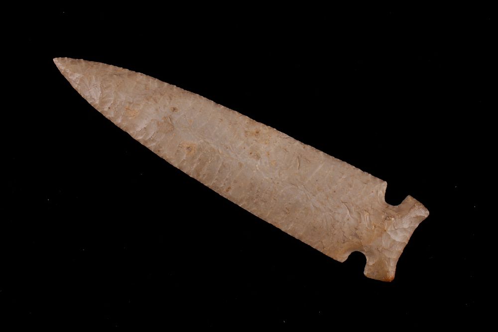 Appraisal: Graham Cave Flint Blade - B P For your consideration