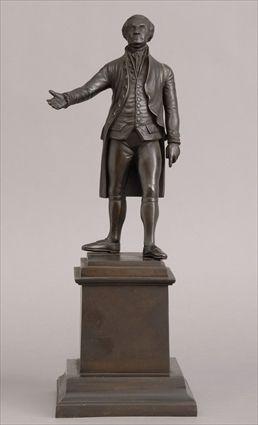 Appraisal: AMERICAN SCHOOL E TH C WASHINGTON THE ORATOR Lead figure