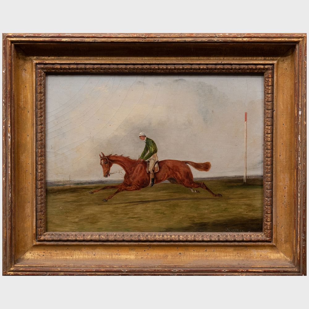 Appraisal: Attributed to Samuel Henry Alken - The Race Oil on