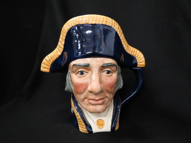 Appraisal: Large Royal Doulton Character Mug Lord Nelson D- excellent