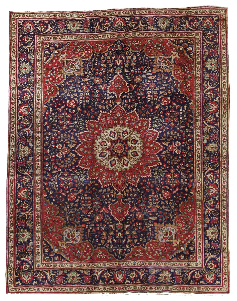 Appraisal: TABRIZ ORIENTAL ROOM SIZE CARPET Last half of the th