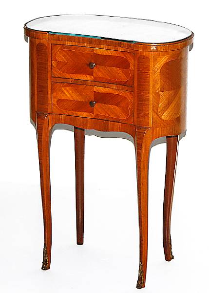 Appraisal: A Louis XV style chiffoniere early th century height in