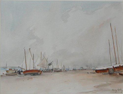 Appraisal: Artist Morley Harry British - Title Blakeney and Blakeney Fair