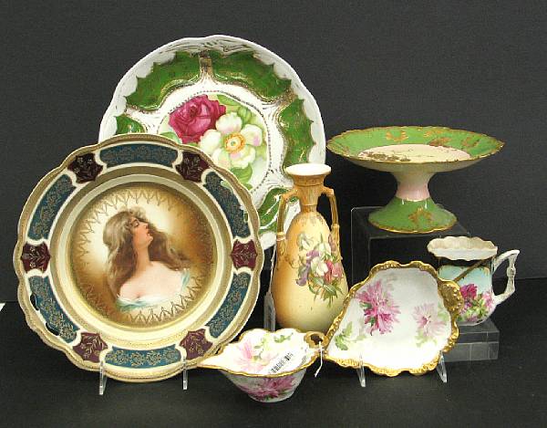 Appraisal: An assembled grouping of Continental porcelain first quarter th century