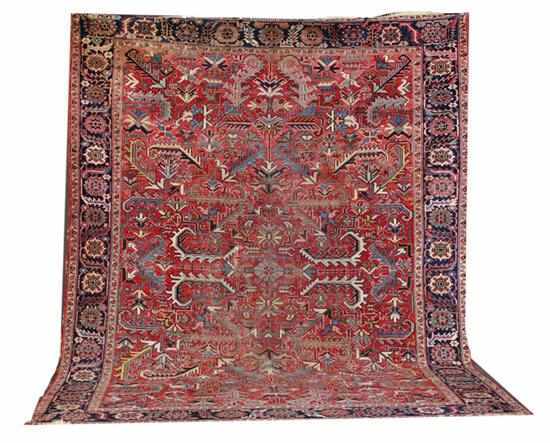 Appraisal: Antique Persian Heriz carpet circa ' '' x ' ''