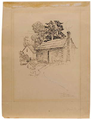 Appraisal: Frank Earle Schoonover Delaware Pennsylvania - The Davis Homestead and