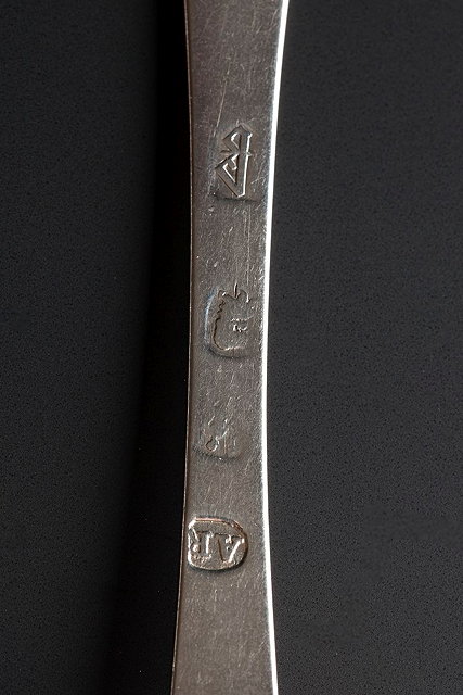 Appraisal: A SILVER TREFID AND RAT TAIL SPOON London - by