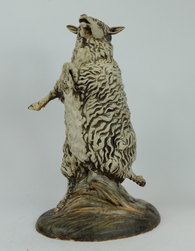 Appraisal: Cobridge Stoneware model of a Wolf dressed as sheep on