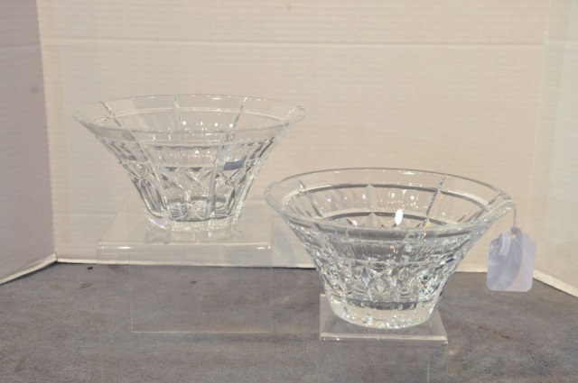 Appraisal: Pair of Waterford Bowls H x Dia