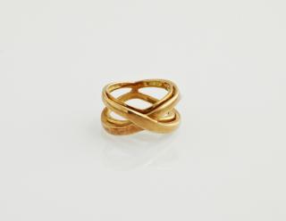 Appraisal: K Yellow Gold Tiffany Infinity Ring size K Yellow Gold