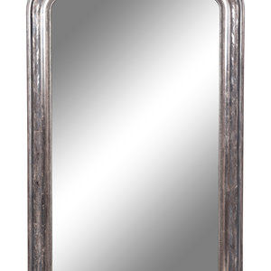 Appraisal: A Louis Philippe Silvered Mirror th Century Height x width