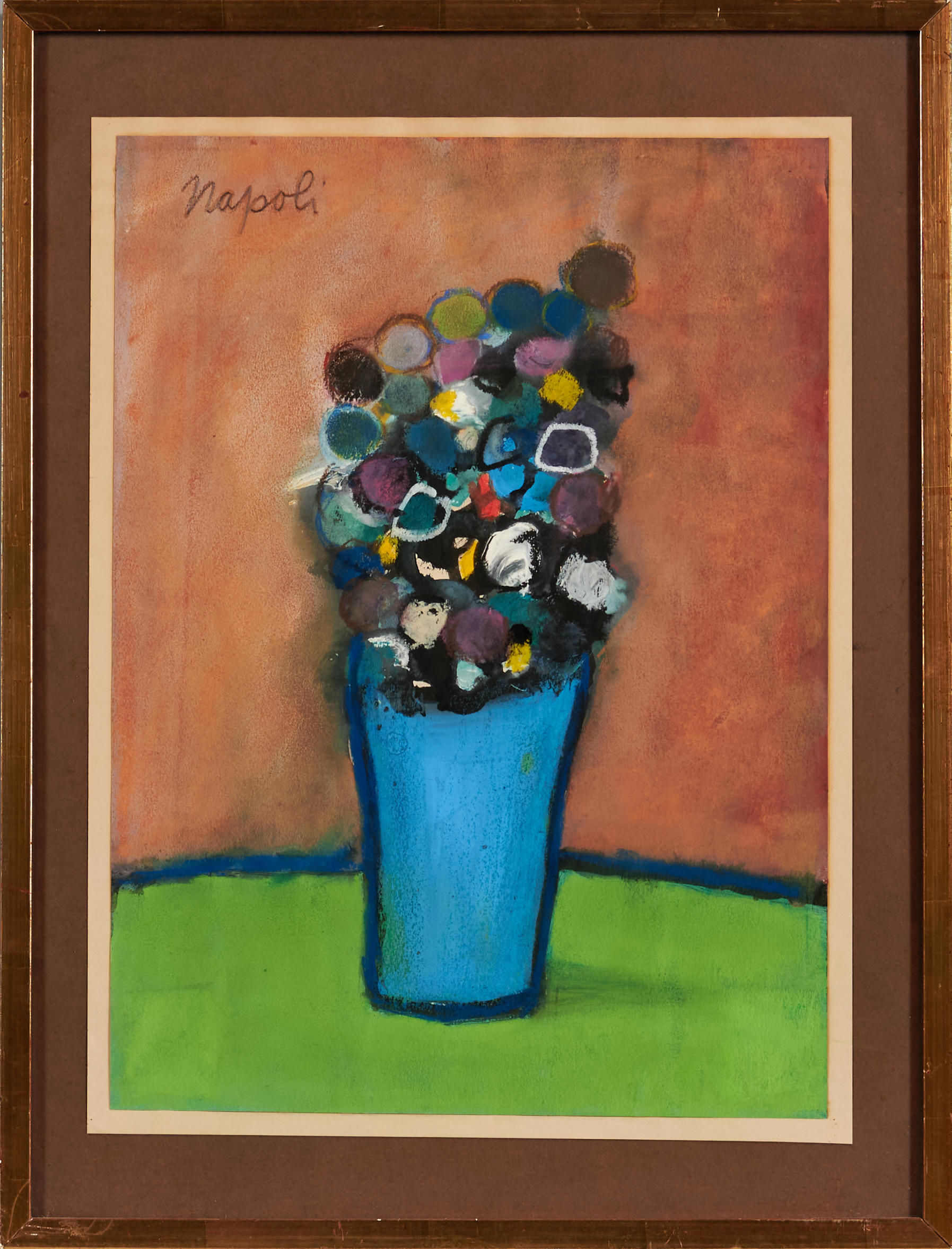 Appraisal: GIUSEPPE NAPOLI AMERICAN - STILL LIFE OF FLOWERS Still Life