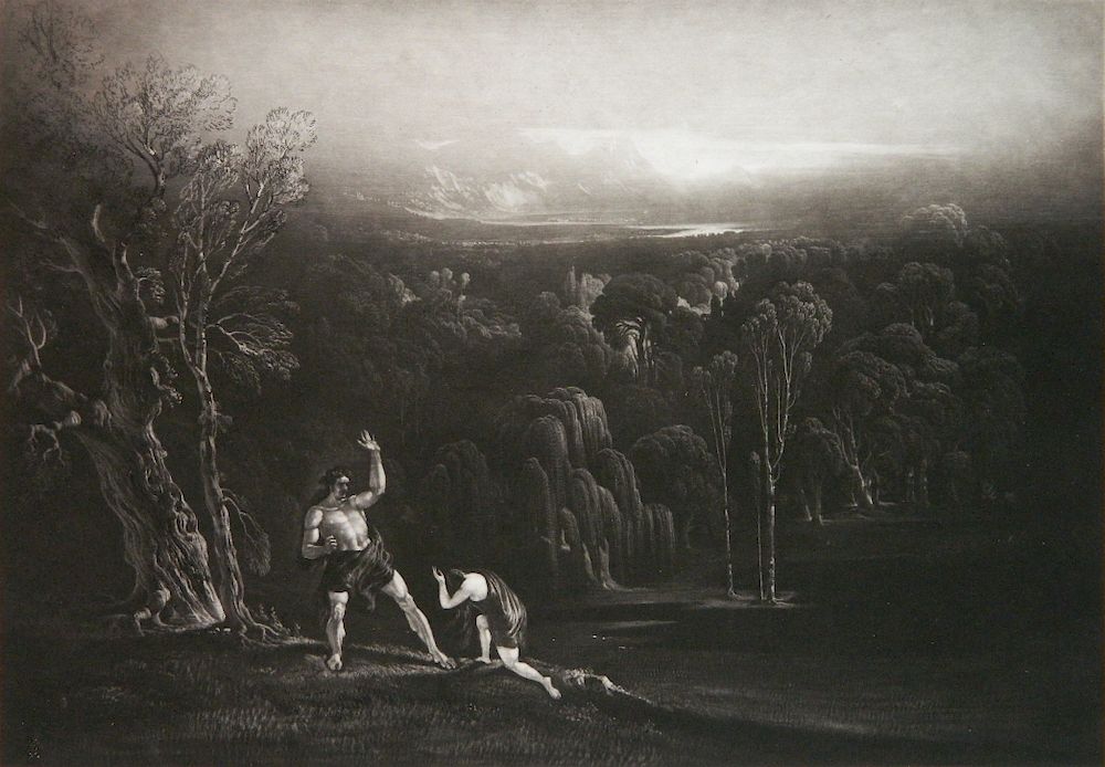 Appraisal: Johnn Martin mezzotint John Martin British - - ''X -