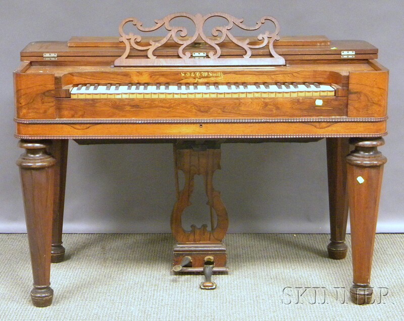 Appraisal: S D B W Smith Empire Rosewood Veneer Organ Boston