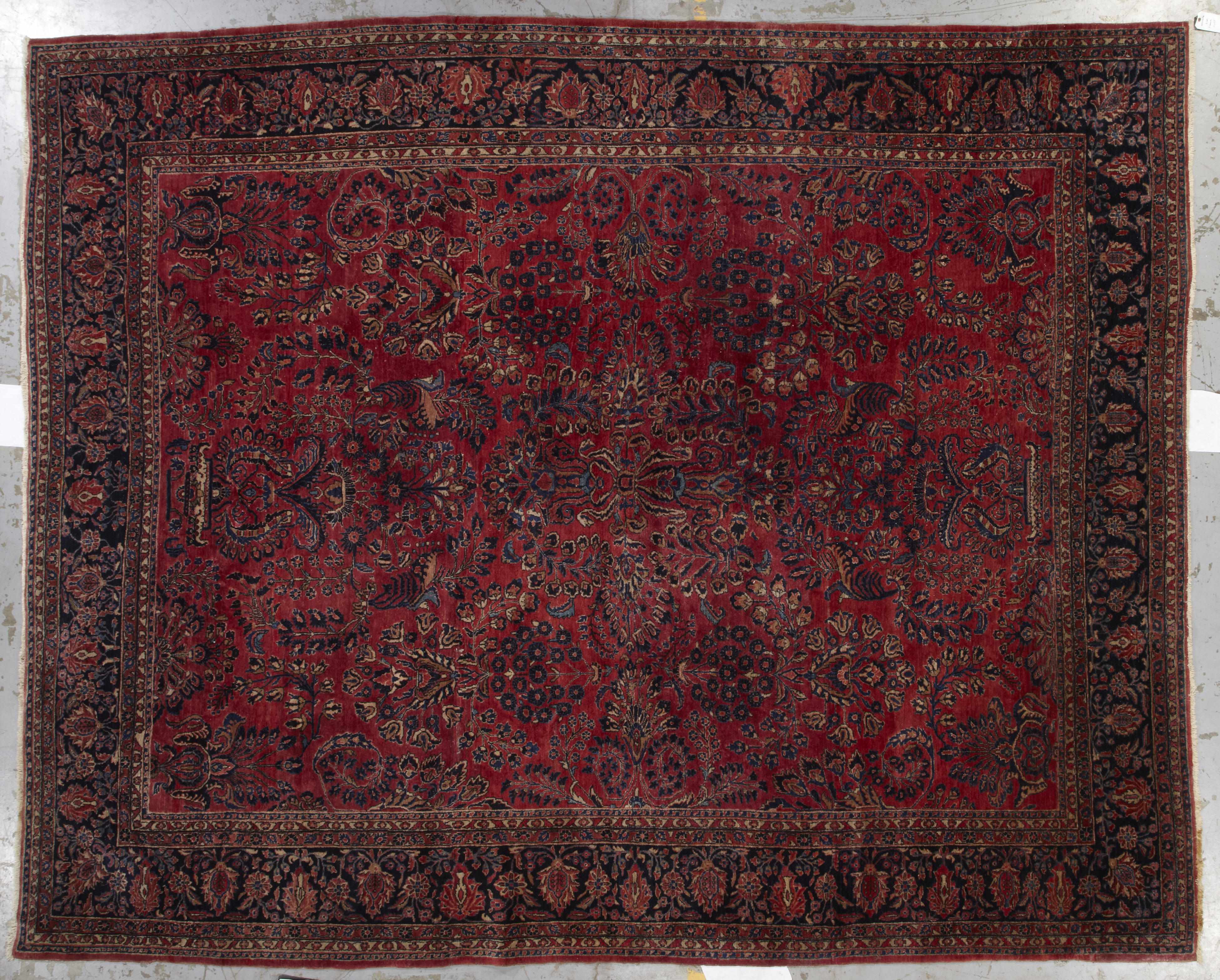 Appraisal: A Sarouk carpet Central Persiacirca size approximately ft x ft