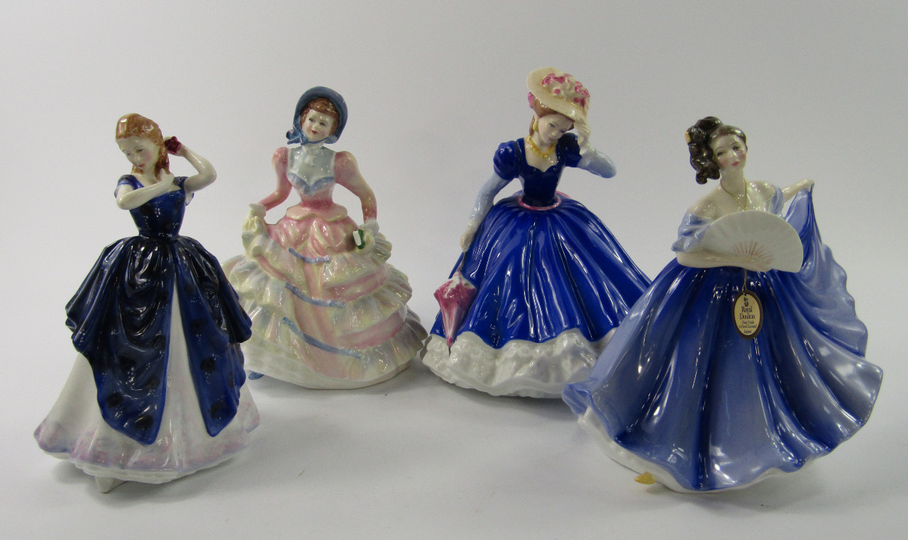 Appraisal: Four Royal Doulton figures comprising Anna HN Laura HN Mary