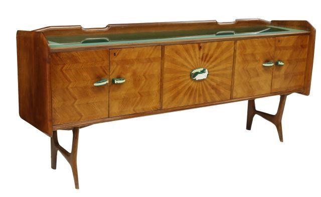 Appraisal: Italian mid-century modern sideboard attributed to Ico Parisi Italian -