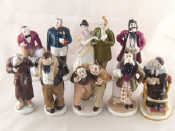 Appraisal: Soviet Russian ceramics A matched set of the nine Gogol