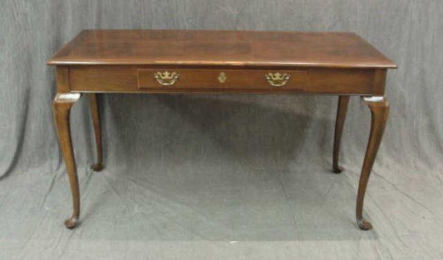 Appraisal: Queen Anne Style Drawer Desk From a prominent New Jersey