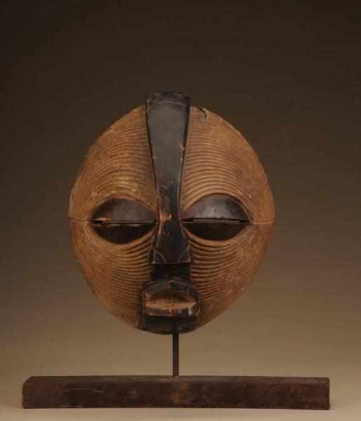 Appraisal: Central African Songye Mask Description From Zaire Democratic Republic of