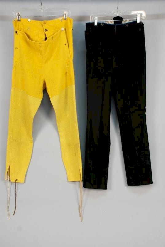 Appraisal: TWO PAIR GENTS LONG TROUSERS EARLY - MID th C