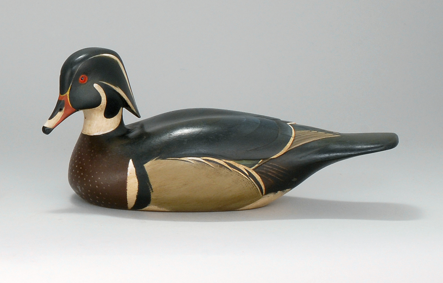 Appraisal: WOOD DUCK DRAKE DECOY th CenturyBy Rand Gleason of Humarock