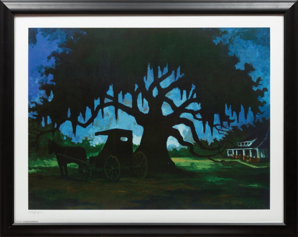 Appraisal: George Rodrigue American Louisiana - Youngsville Heritage Oak silkscreen print