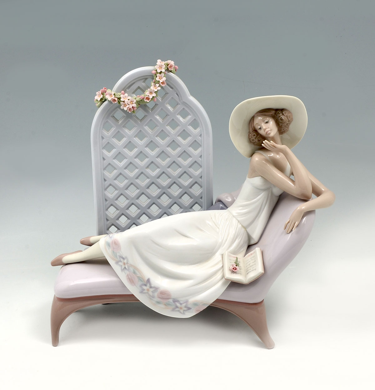 Appraisal: LIMITED-EDITION LLADRO ''GARDEN OF DREAMS'' Larger graceful figure measures approx