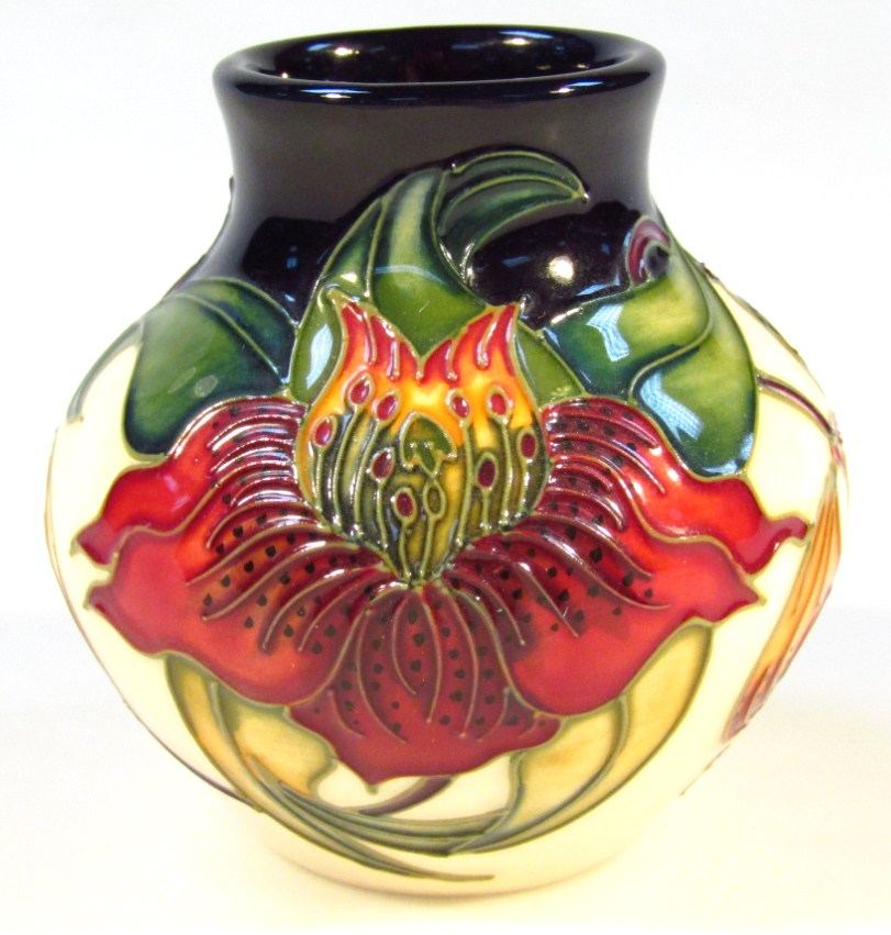 Appraisal: A modern Moorcroft Anna Lilly printed and impressed marks beneath