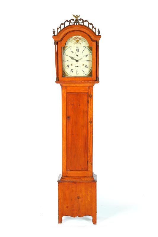 Appraisal: TALL CASE CLOCK Connecticut by Riley Whiting ca - pine