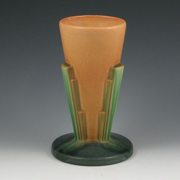 Appraisal: Roseville Futura - Cone vase with excellent glaze Faintly marked