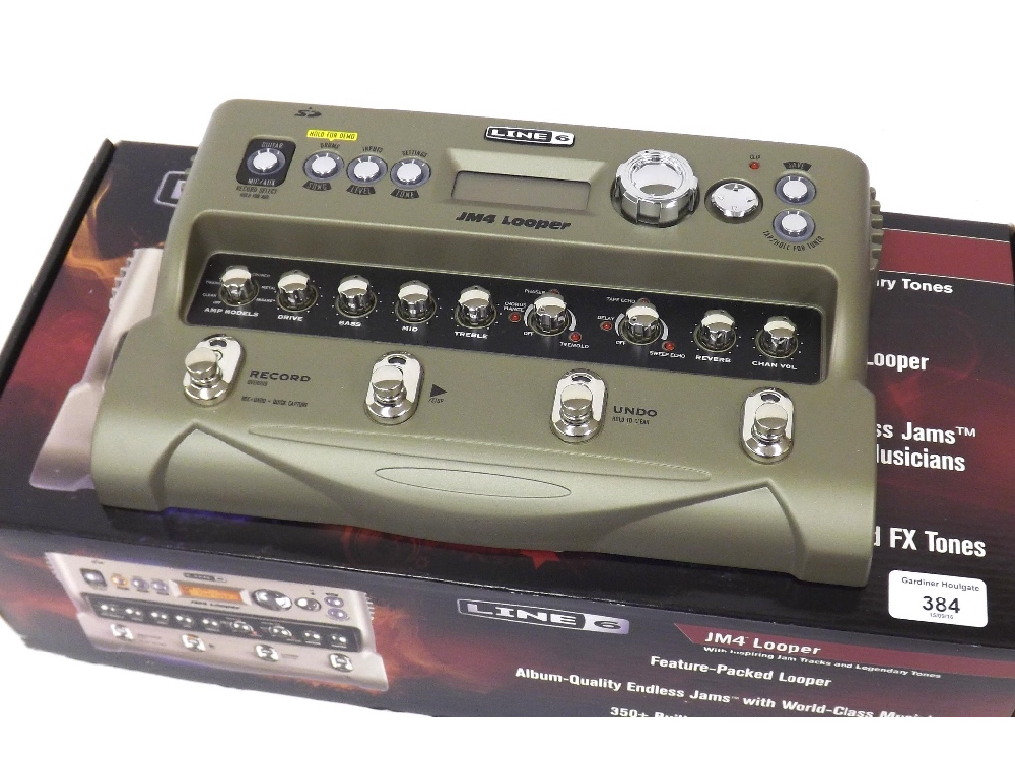 Appraisal: Line JM guitar looper pedal boxed