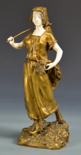 Appraisal: Theophile Somme Bronze Sculpture Theophile Francois Somme French - bronze