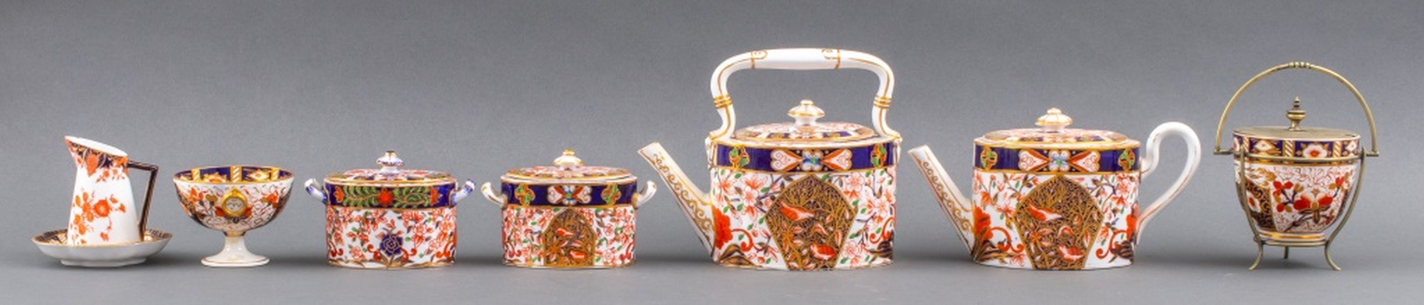 Appraisal: ROYAL CROWN DERBY IMARI ASSOCIATED TEA SVC PC Royal Crown