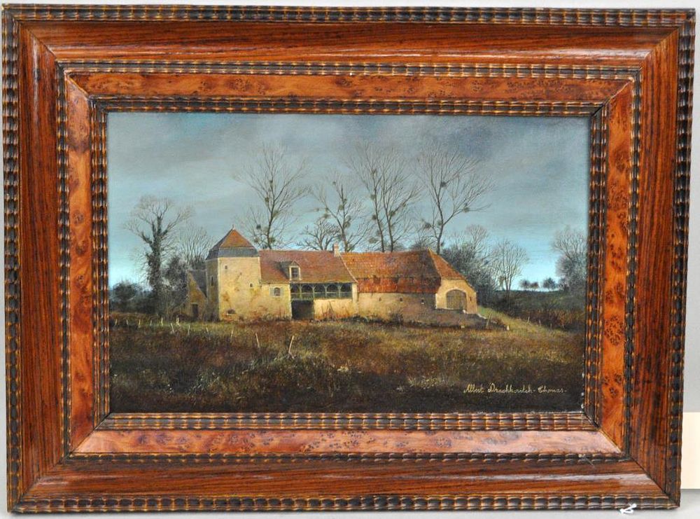 Appraisal: Thomas Albert Drachkovtich Landscape O M Yugoslavian b rustic landscape