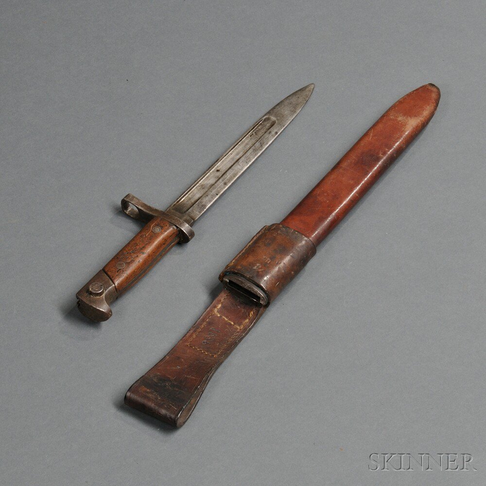 Appraisal: Model Winchester Bayonet and Scabbard c late th early th