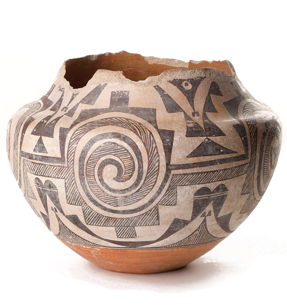 Appraisal: Acoma Tularosa Revival Water Jar ca Acoma Tualrosa Revival Polychrome