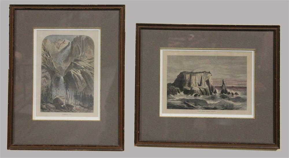 Appraisal: SMILLIE YOSEMITE FALL ALONG WITH COAST SCENE MARIN COUNTY Color