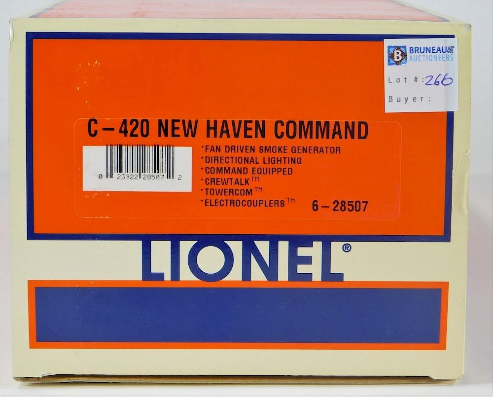 Appraisal: Lionel C- New Haven Command Locomotive Train United States Contemporary