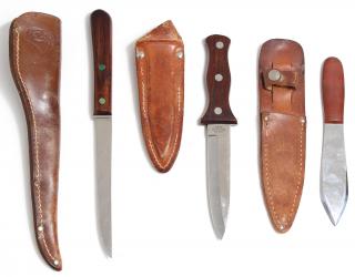 Appraisal: Group of Case XX Maxam Boot Other Knives Comprising a