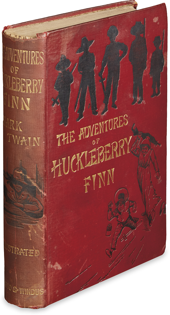 Appraisal: TWAIN MARK The Adventures of Huckleberry Finn Frontispiece and in-text