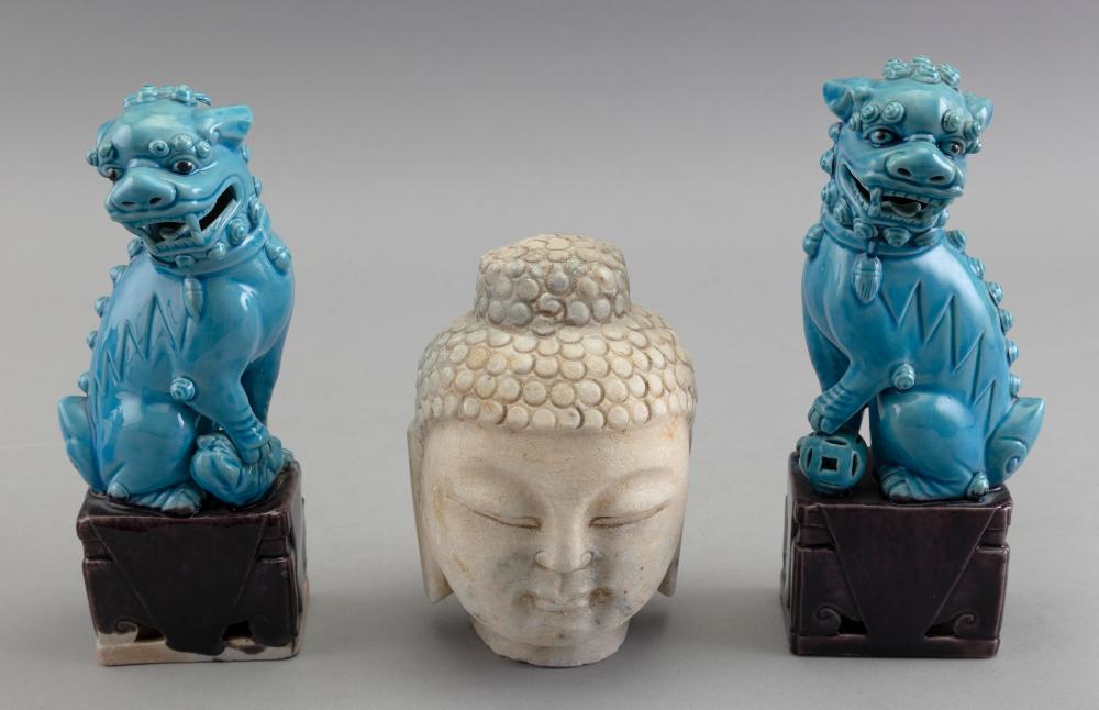 Appraisal: THREE SMALL CHINESE ITEMS TH CENTURY HEIGHTS AND THREE SMALL