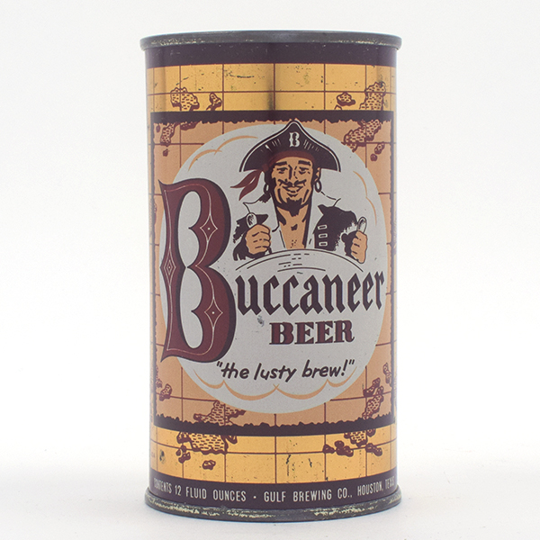 Appraisal: Buccaneer Beer Flat Top EXCELLENT - Reference USBC - Brewery