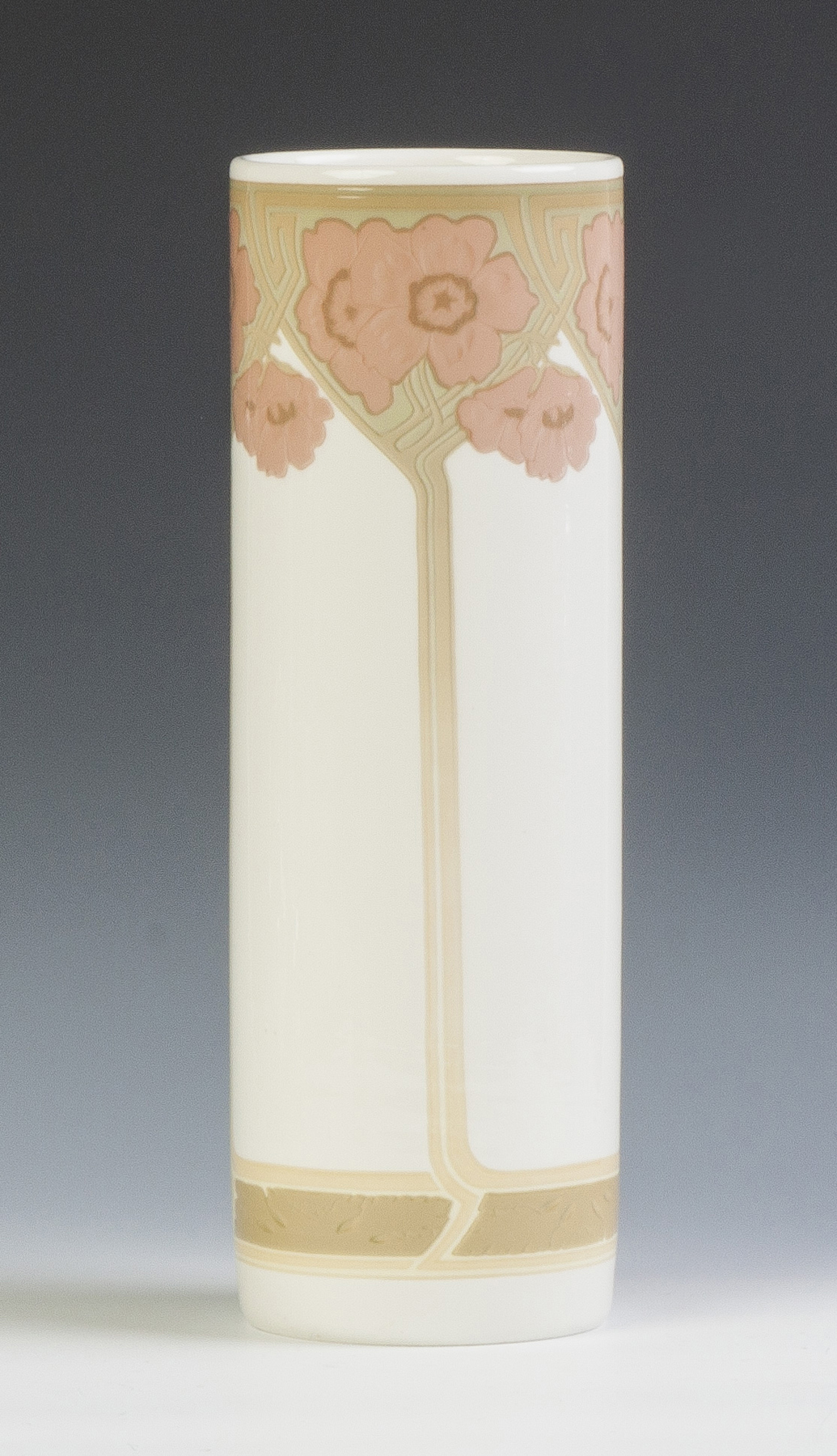 Appraisal: An Unusual Berlin KPM Vase with Stylized Art Nouveau Poppies