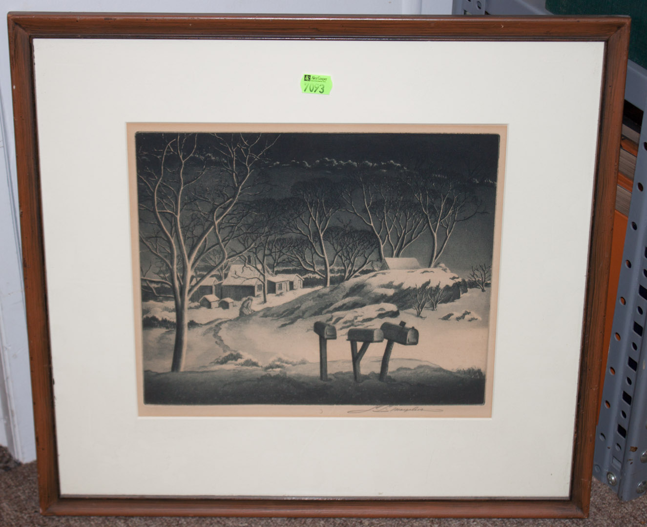 Appraisal: Samuel Margolies R F D etching Samuel L Margolies American